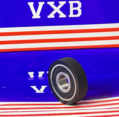 2RS Rolamento revestido de PU 12x38x10mm - Sealed - Miniatura - Comprar rolamentos on-line - Envio rápido para os EUA