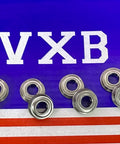 10-Pack Flanged Bearings FR166ZZ 3/16" x " x inch Shielded Bearings - Buy Bearings online - Fast US Shipping