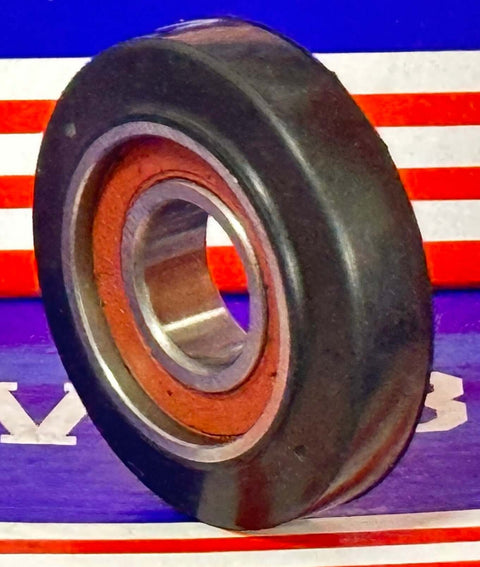 15x46x13mm Polyurethane Wheel Roller Bearing 10mm Black Tire - Buy Bearings online - Fast US Shipping