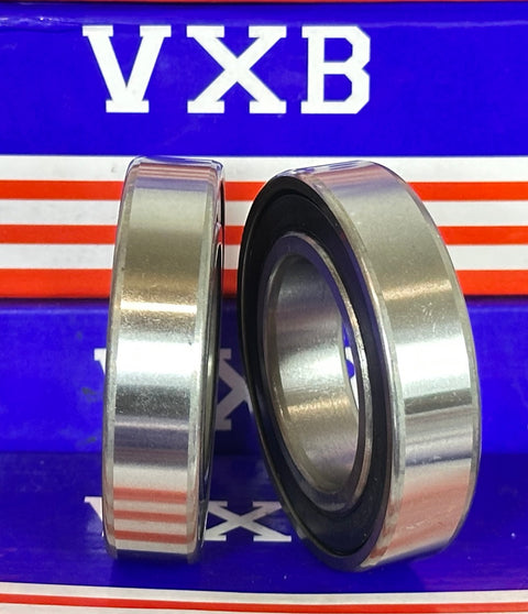 2-Pack Bearings 2RS 35x62x14mm Sealed