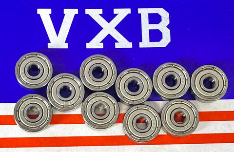 10-Pack 624ZZ Shielded 4x13x5 Miniature Bearing - Buy Bearings online - Fast US Shipping
