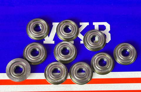 10-Pack F695ZZ Flanged Bearings Shielded 5x13x4mm - Stainless Steel - Buy Bearings online - Fast US Shipping