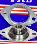 SBPFL201 Pressed Steel Housing Unit 2-Bolt 1/2" Flanged Bearing - Comprar rolamentos on-line - Envio rápido para os EUA