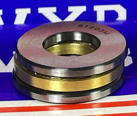 81203M Thrust  Roller 81203M  17x35x12mm  Gaiola de bronze - Compre rolamentos online - Envio rápido para os EUA