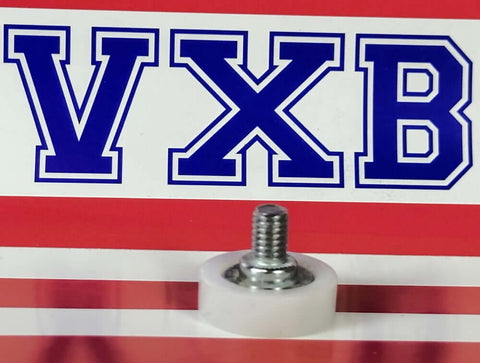 Flat Nylon Ball Bearing - 22mm White Plastic Tire for sliding doors & windows - Buy Bearings online - Fast US Shipping