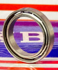 Premium 6702 Open Bearing 15x21x4mm close-up view showing chrome steel construction and deep groove design.