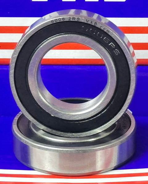 2-Pack Bearings 2RS 30x55x13 Rubber Sealed 30mm Bore - Buy Bearings online - Fast US Shipping