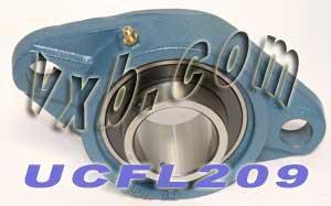 45mm Bearing UCFL209 + 2-Bolt Flanged Cast Housing Mounted Bearing - Buy Bearings online - Fast US Shipping