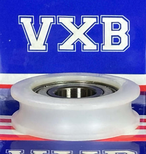 Rolamento 12mm - Roller com ranhura em U para polia 38mm  12x38x11mm