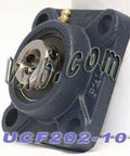 5/8 Bearing UCF-202-10 + Square Flanged Cast Housing Mounted Bearing - Buy Bearings online - Fast US Shipping