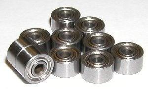 10-Pack 603ZZ Shielded 3x9x5 Miniature Bearing - Buy Bearings online - Fast US Shipping