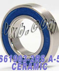 61903-2RS Hybrid Ceramic Bearing 17x30x7 Stainless Steel ABEC-5 Quality - Buy Bearings online - Fast US Shipping
