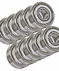 10-Pack 698ZZ 8x19x6mm Double Shielded Miniature Bearing - Buy Bearings online - Fast US Shipping
