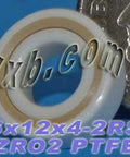 6x12x4mm ZrO2 Full Ceramic Sealed Miniature Bearing - Buy Bearings online - Fast US Shipping