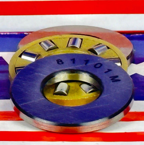 81101M Cylindrical Roller Thrust Bearing 12x26x9mm - Bronze Cage - Buy Bearings online - Fast US Shipping