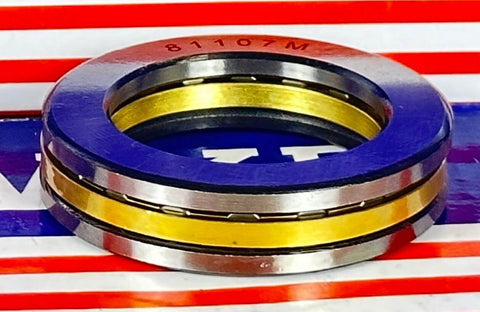 81107M Thrust  Roller 81107M  35x52x12mm  Gaiola de bronze - Compre rolamentos online - Envio rápido para os EUA