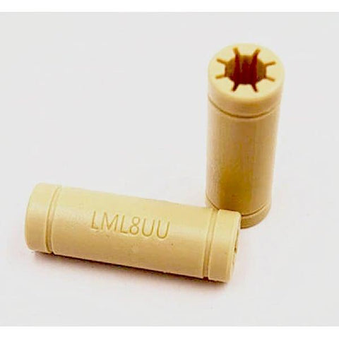 Bucha de Linear Motion de Baixo Ruído 8mm Polímero Sólido LM8LUU Rolamento 8x15x45mm - Comprar Rolamentos on-line - Envio rápido para os EUA