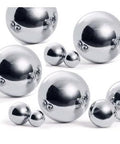 Christmas Tree Decoration 2" Stainless Steel Mirror Shiny Ball - Comprar rolamentos on-line - Frete rápido para os EUA