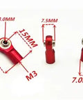 Female Rod End 4mm Red PHS4 Right Hand Mini Heim Joint - Comprar rolamentos on-line - Envio rápido para os EUA