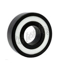 Rolamento miniatura Full Ceramic 624-2RS Si3N4/Si3N4  4x13x5mm com design em preto e branco.