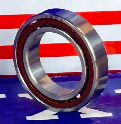 Hybrid Ceramic 7802 Angular Contact Bearing 15x24x5mm, showing side view with inner and outer diameter details.