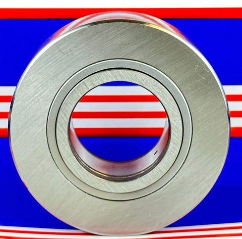 Front view of NUTR4090 Flat Yoke Roller Bearing 40x90x30mm with double-sealed design for industrial use