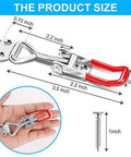 6-Pack Adjustable Pull Latch Clamps - 330 lbs Holding Capacity - Buy Bearings online - Fast US Shipping