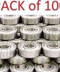 100-Pack R4ZZ C3 QQG Shielded Bearings - C3 Clearance - Buy Bearings online - Fast US Shipping