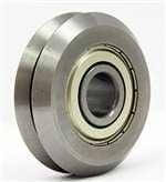 4-Pack RM2ZZ Shielded V-Groove Guide Bearings - 3/8" Diameter W2ZZ - Buy Bearings online - Fast US Shipping