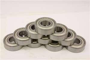 S6701ZZ Bearing Stainless Steel Shielded 12x18x4mm stacked in a pyramid formation, showcasing multiple bearings.