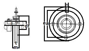 SBPF208-24 Pressed Steel Housing Bearing 4-Bolt Flanged Mounted - Buy Bearings online - Fast US Shipping