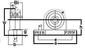 SUCP203-11-PBT Stainless Steel Pillow Block 11/16 Mounted Bearing - Buy Bearings online - Fast US Shipping