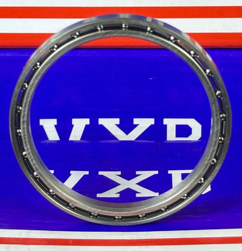 VAA17CL0 Thin Section Bearing - Slim 1.75" x 2.125" x 0.188" inch, front view showing chrome steel design.